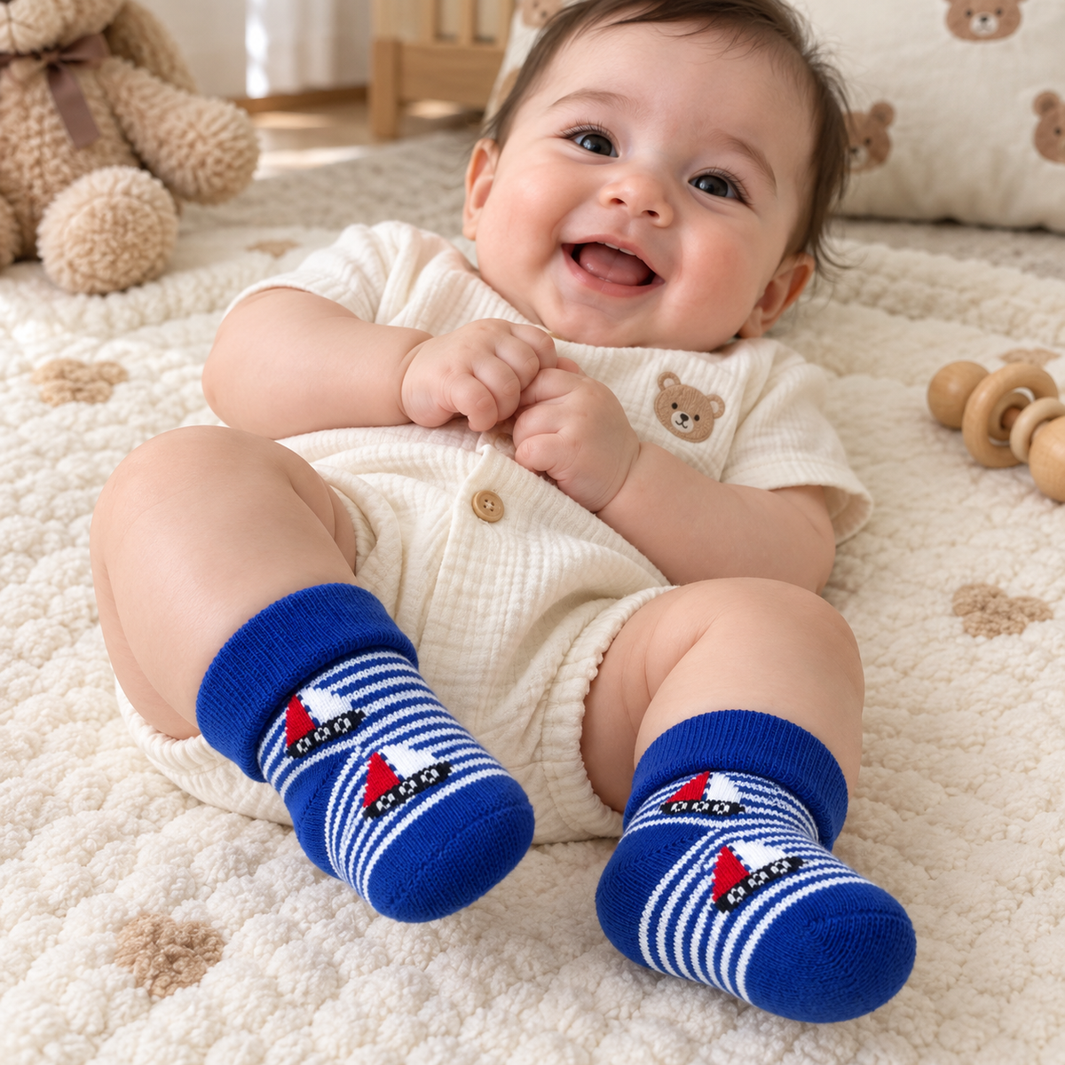 3 Pack Baby Ankle Socks