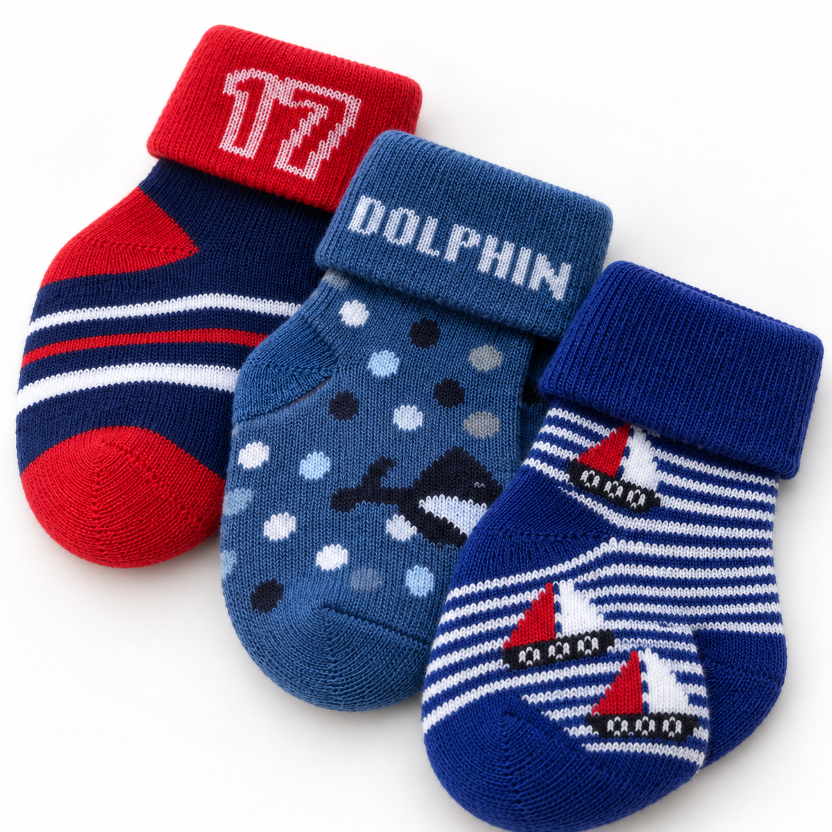 3 Pack Baby Ankle Socks