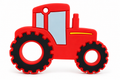 Red Tractor Silicone Baby Teether