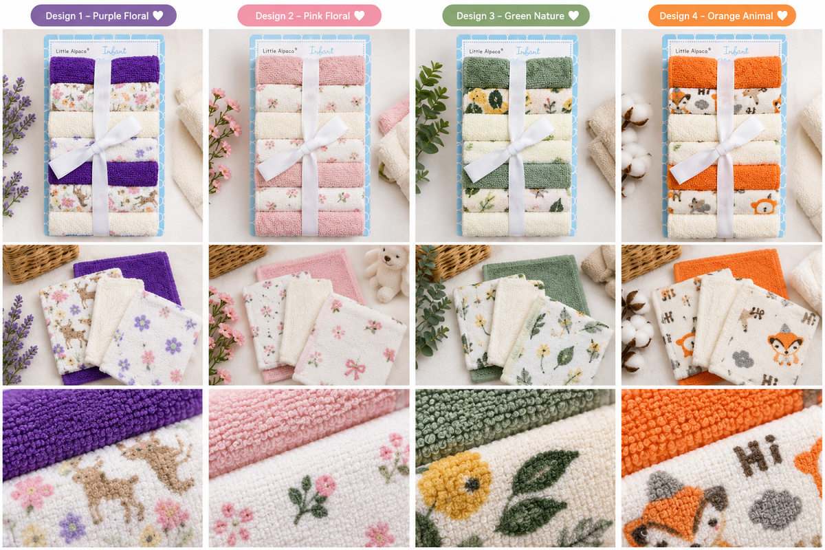 Baby Face Towel Set