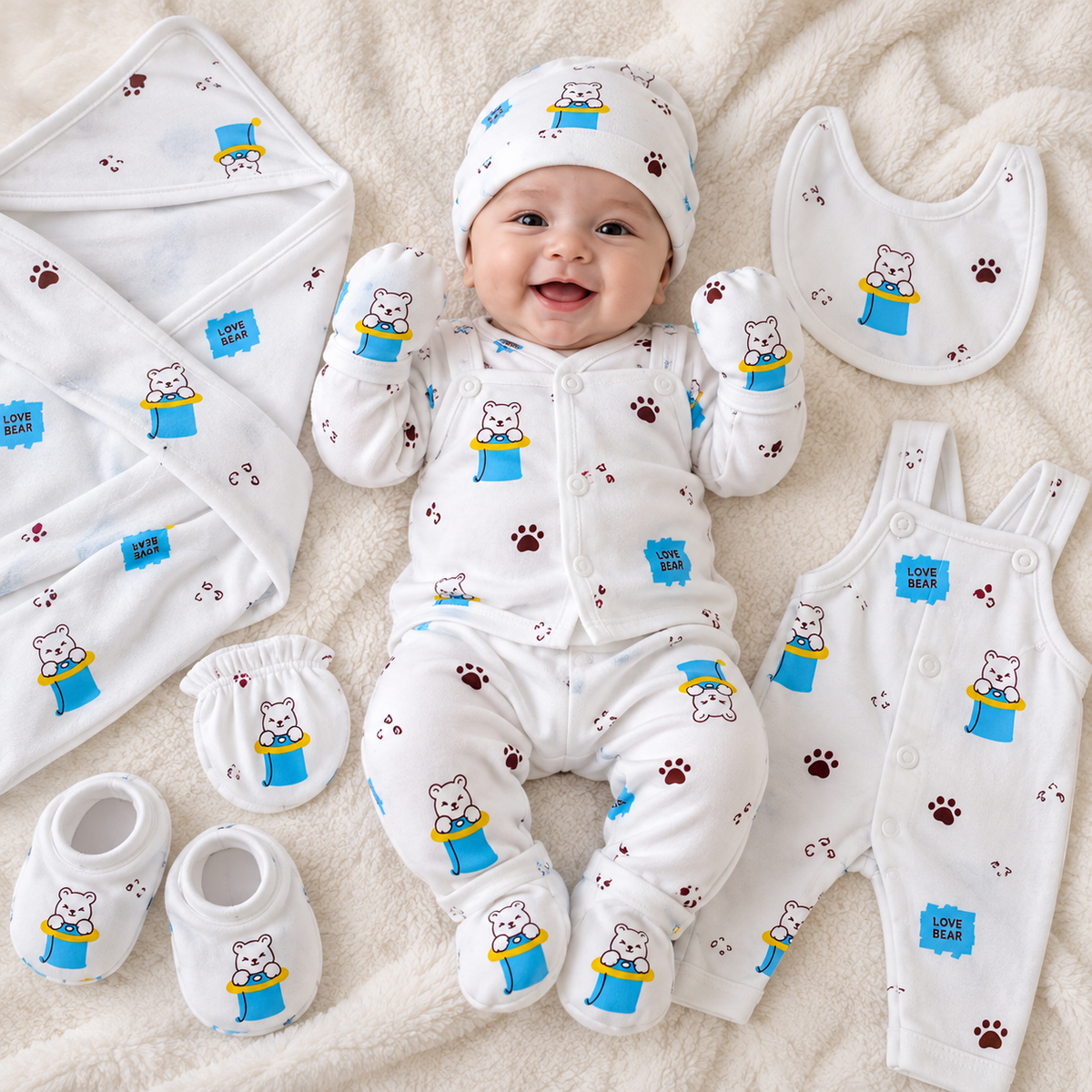 11 Piece Newborn Baby Gift Set