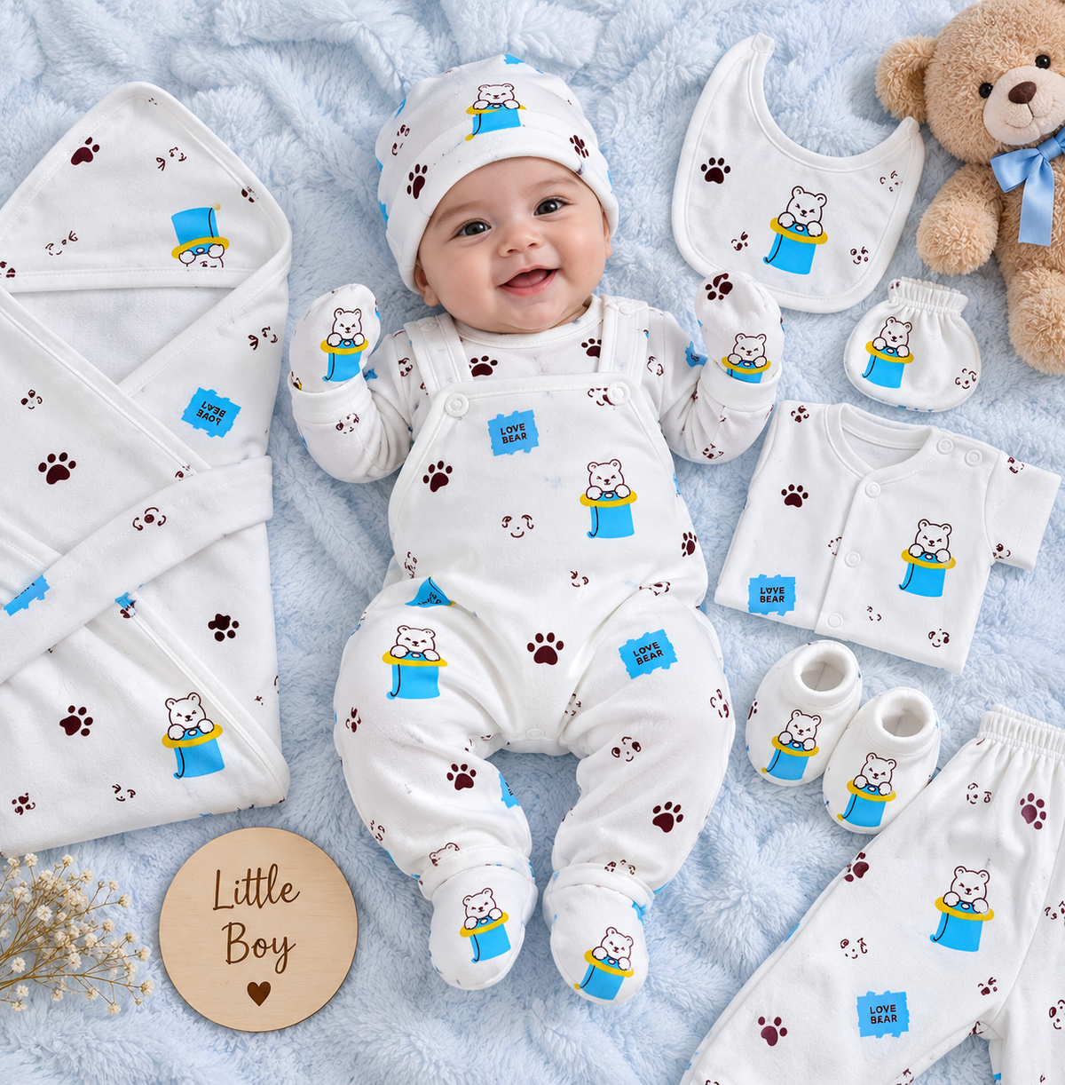 11 Piece Newborn Baby Gift Set