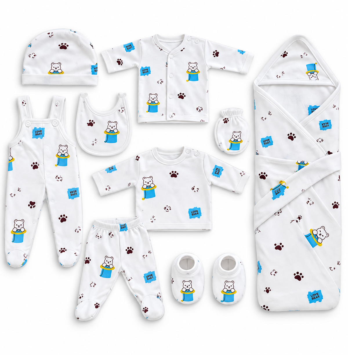 11 Piece Newborn Baby Gift Set
