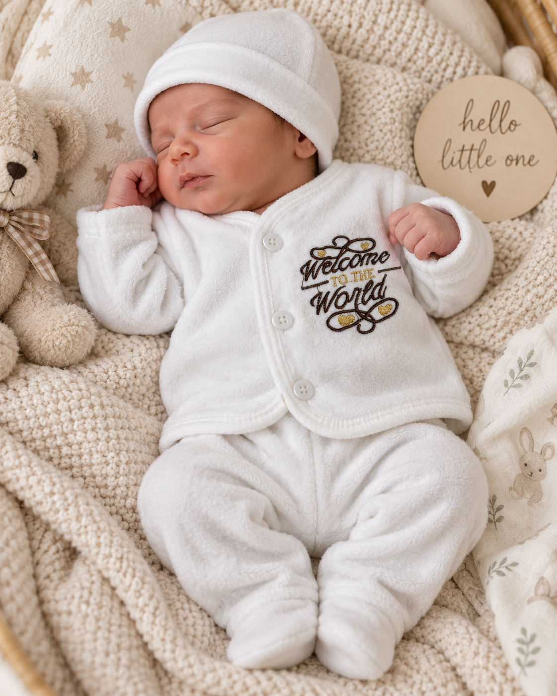3 Piece Newborn Outfit Set