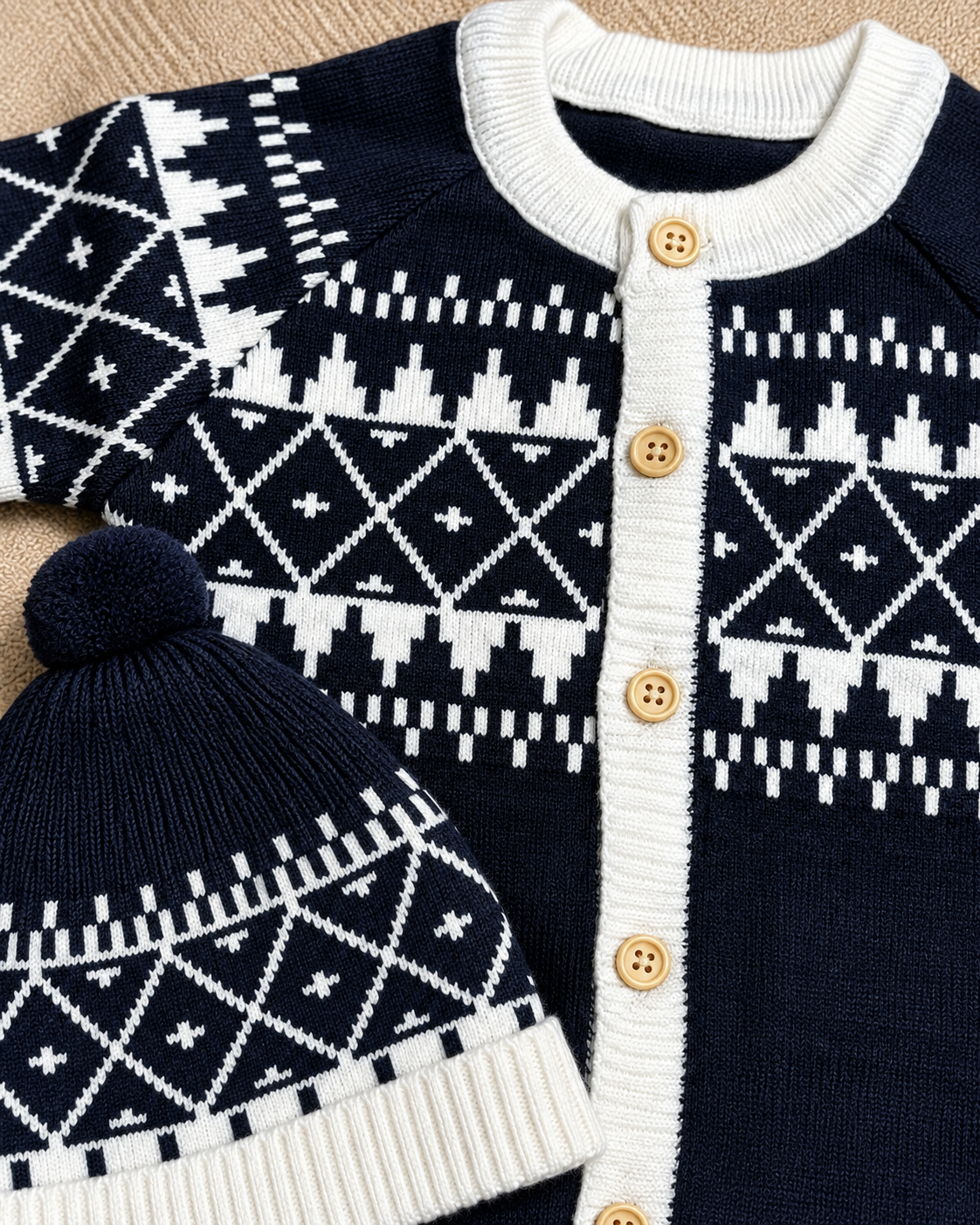Baby Onesie & Beanie Set